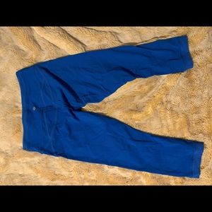 Blue Lululemon work our pants